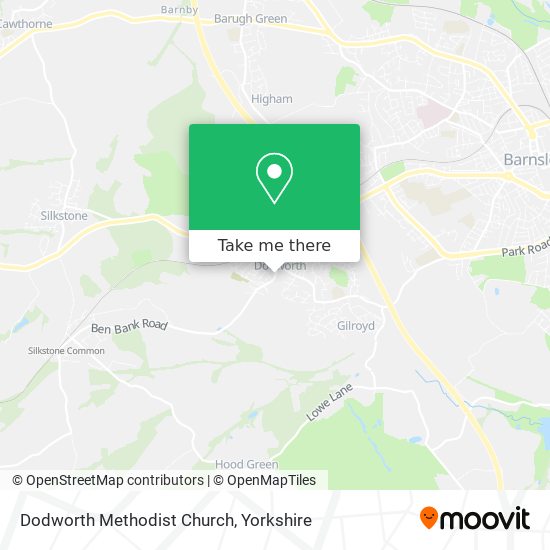 Dodworth Methodist Church map