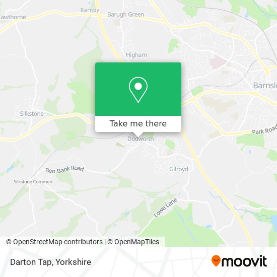 Darton Tap map