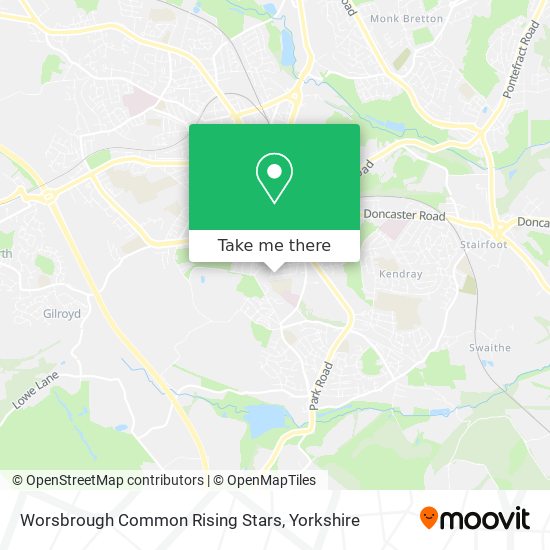 Worsbrough Common Rising Stars map