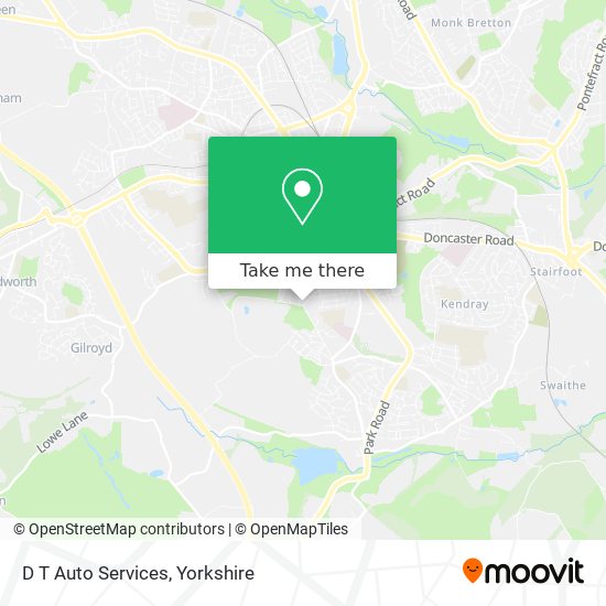 D T Auto Services map