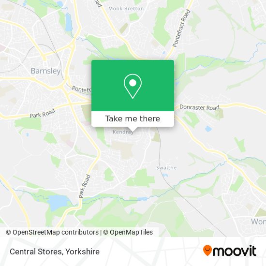 Central Stores map