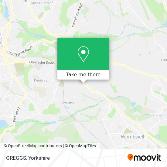 GREGGS map