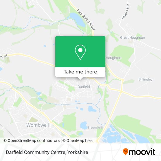 Darfield Community Centre map