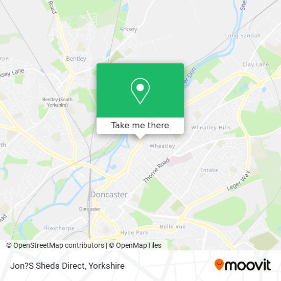 Jon?S Sheds Direct map