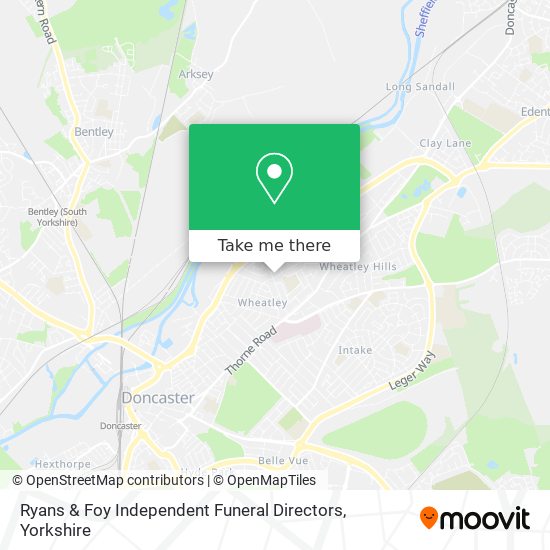 Ryans & Foy Independent Funeral Directors map