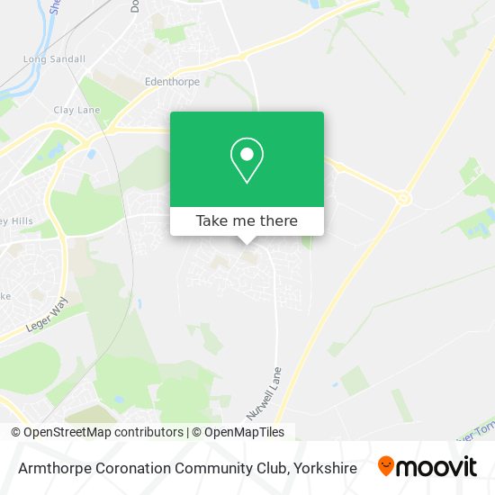 Armthorpe Coronation Community Club map