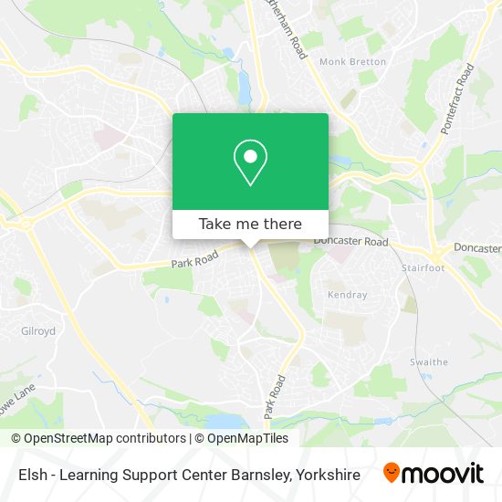 Elsh - Learning Support Center Barnsley map