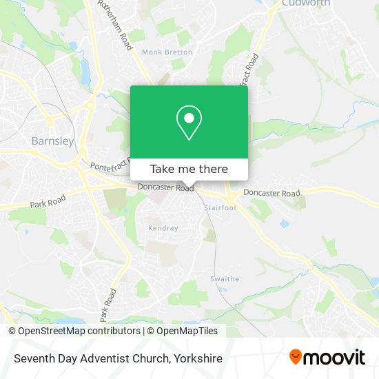 Seventh Day Adventist Church map