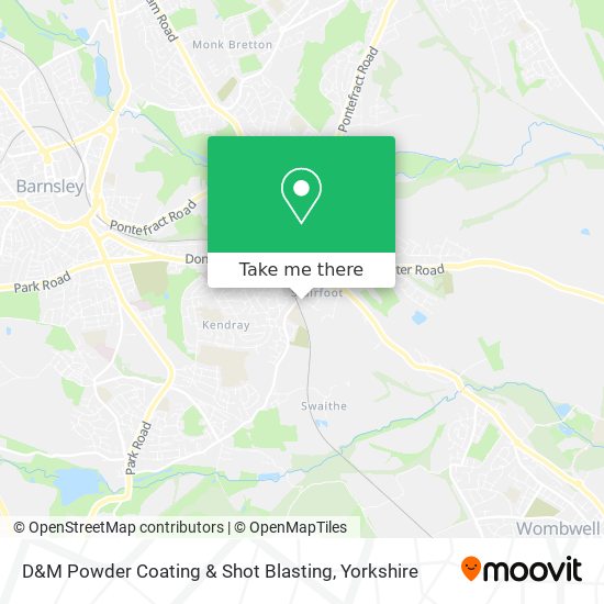 D&M Powder Coating & Shot Blasting map