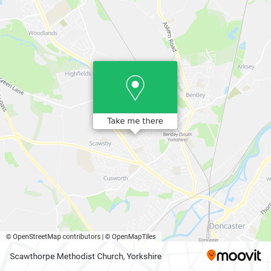 Scawthorpe Methodist Church map