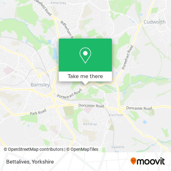 Bettalives map