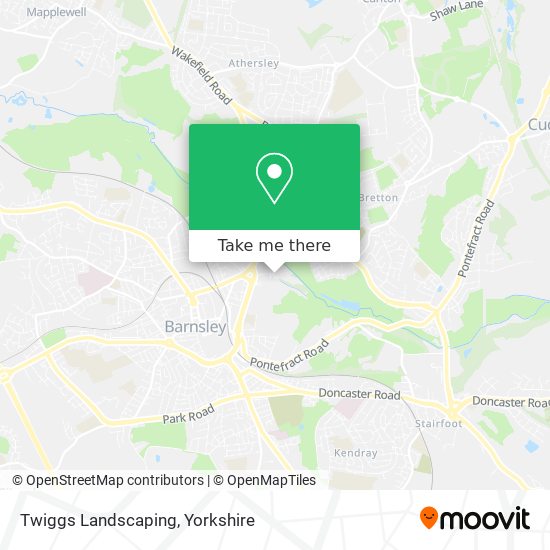 Twiggs Landscaping map