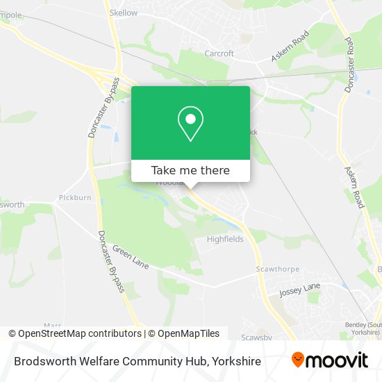 Brodsworth Welfare Community Hub map