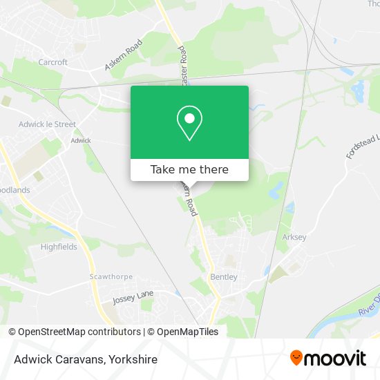 Adwick Caravans map