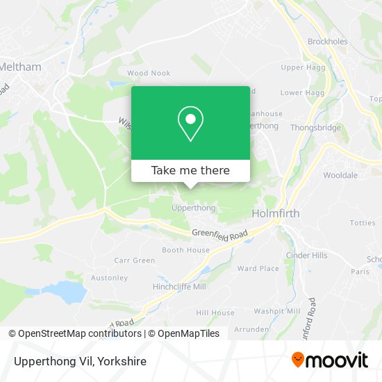 Upperthong Vil map