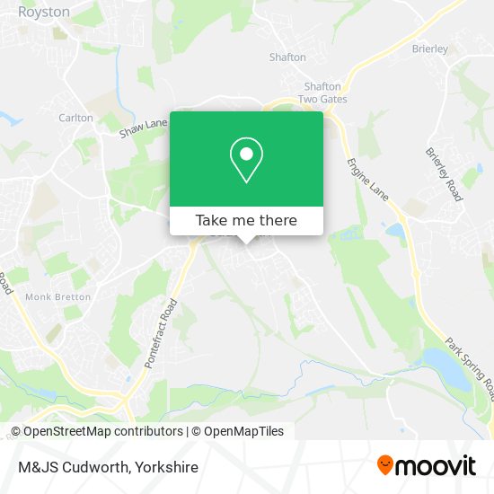 M&JS Cudworth map