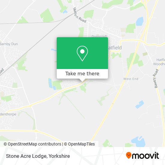 Stone Acre Lodge map