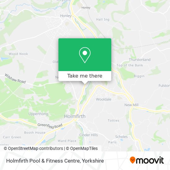 Holmfirth Pool & Fitness Centre map