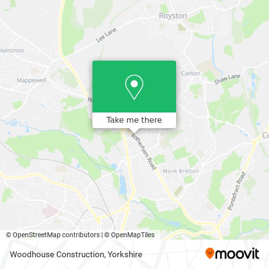 Woodhouse Construction map