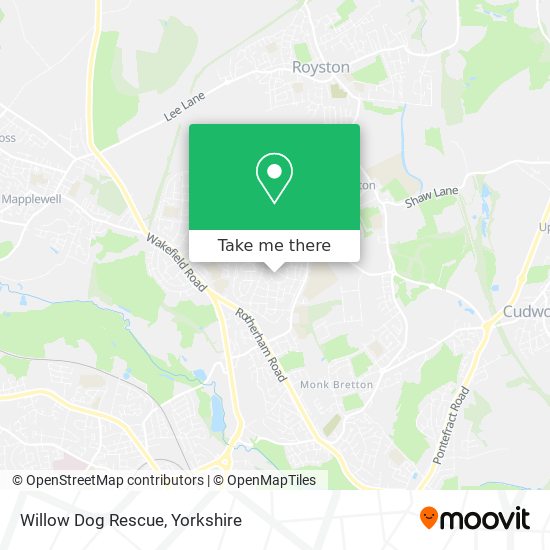 Willow Dog Rescue map