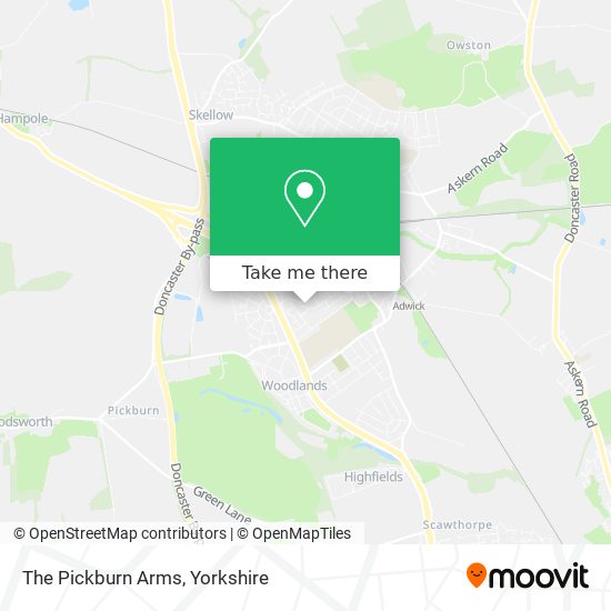 The Pickburn Arms map