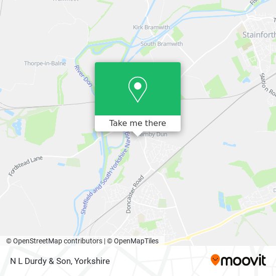 N L Durdy & Son map