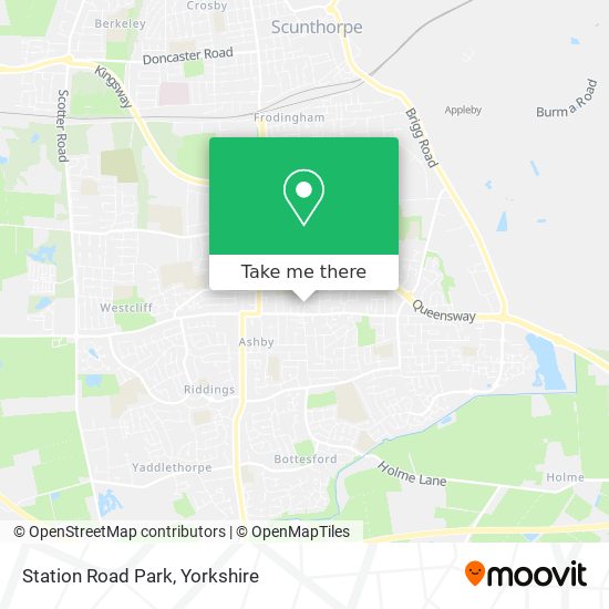 Station Road Park map