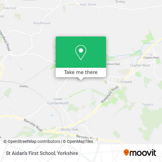 St Aidan's First School map
