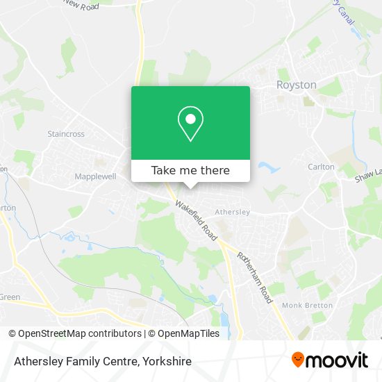 Athersley Family Centre map