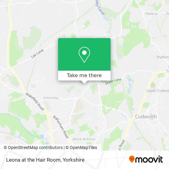 Leona at the Hair Room map