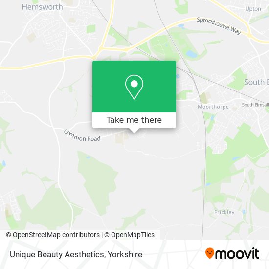 Unique Beauty Aesthetics map