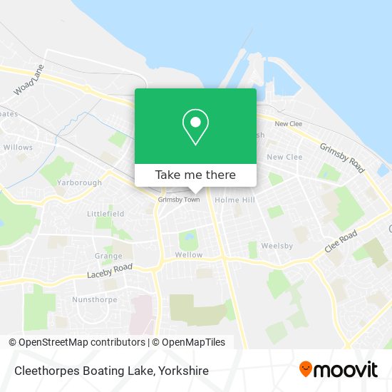 Cleethorpes Boating Lake map