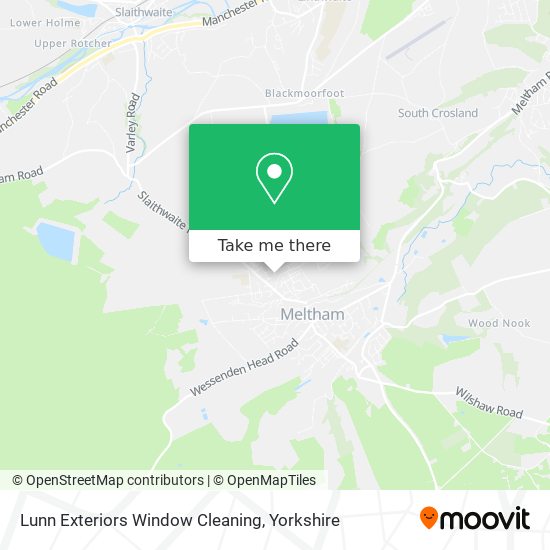 Lunn Exteriors Window Cleaning map