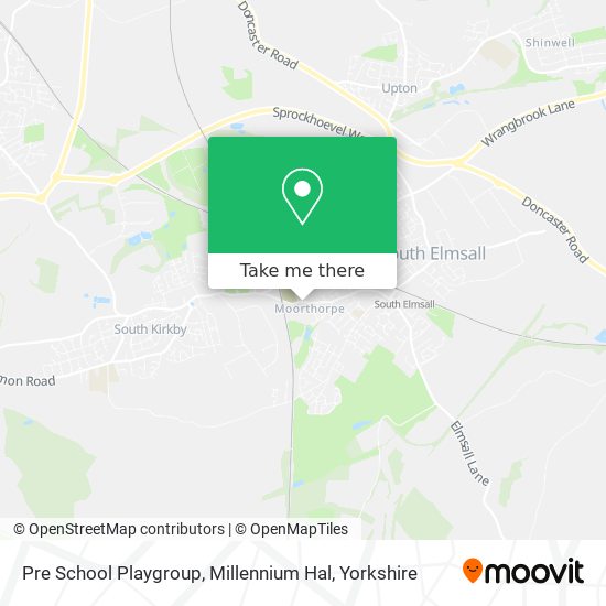 Pre School Playgroup, Millennium Hal map