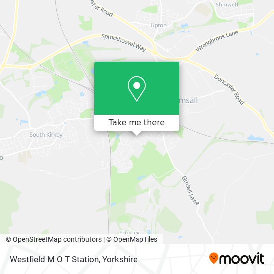 Westfield M O T Station map