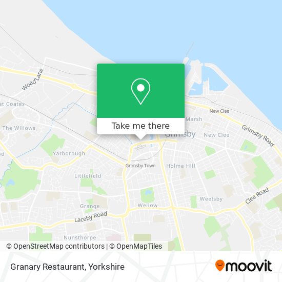Granary Restaurant map