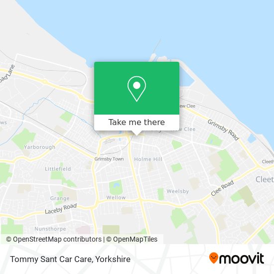 Tommy Sant Car Care map