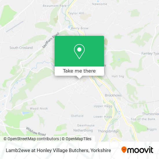 Lamb2ewe at Honley Village Butchers map