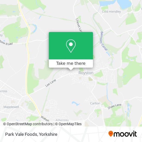 Park Vale Foods map