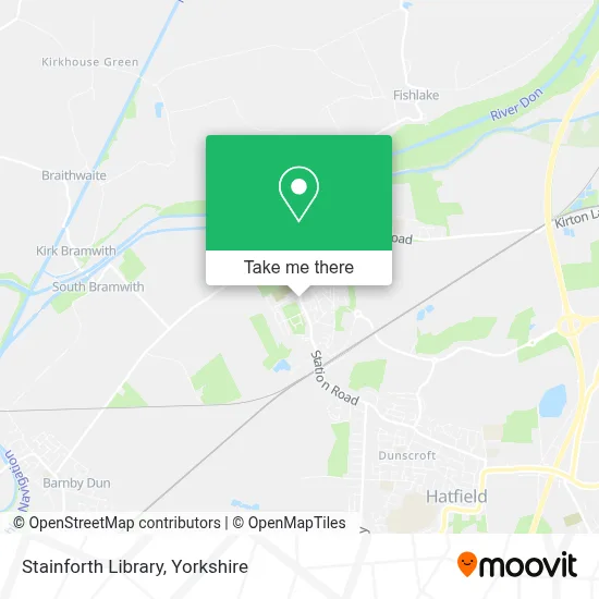 Stainforth Library map