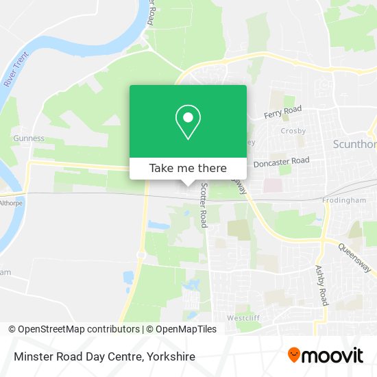 Minster Road Day Centre map