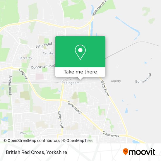 British Red Cross map