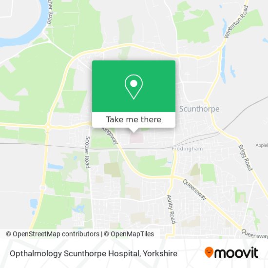 Opthalmology Scunthorpe Hospital map
