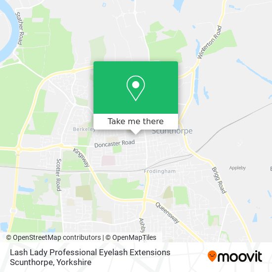 Lash Lady Professional Eyelash Extensions Scunthorpe map