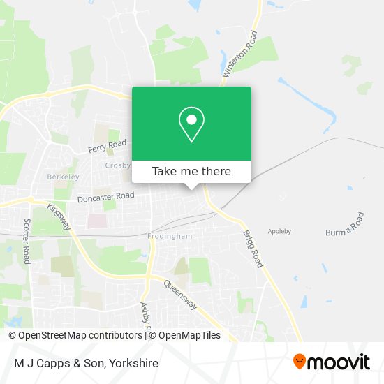 M J Capps & Son map