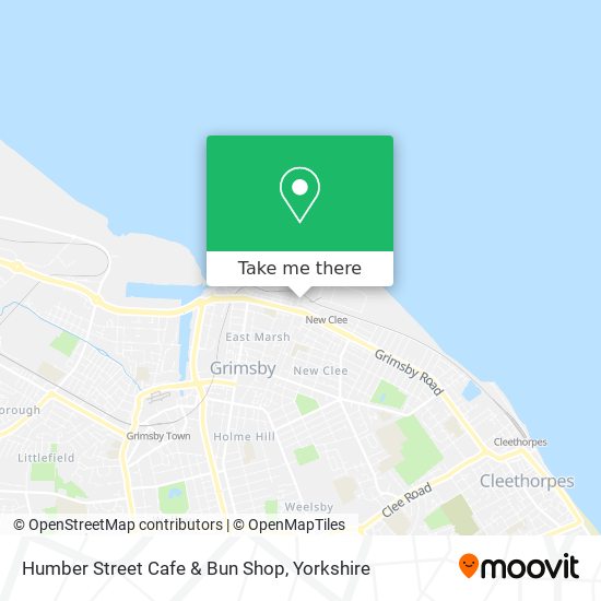 Humber Street Cafe & Bun Shop map