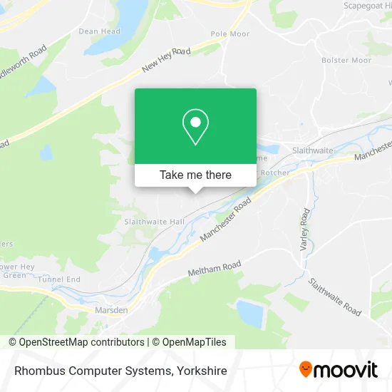 Rhombus Computer Systems map