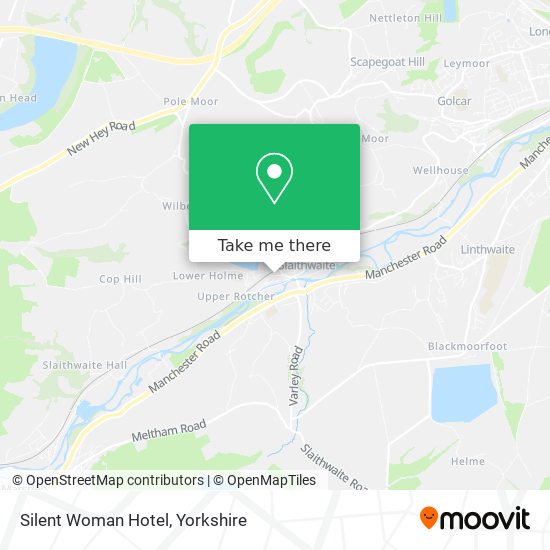 Silent Woman Hotel map