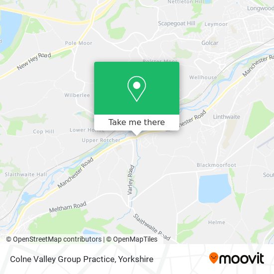 Colne Valley Group Practice map