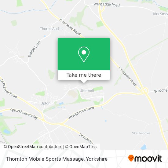 Thornton Mobile Sports Massage map
